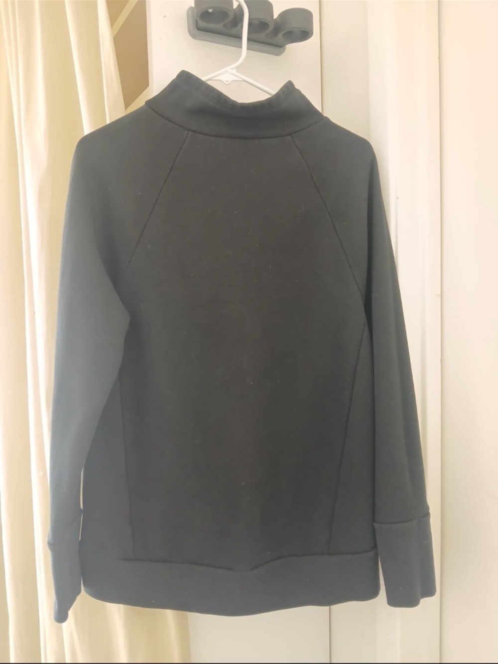 Women’s Black Turtleneck Sweater - Classic Cowl Neck